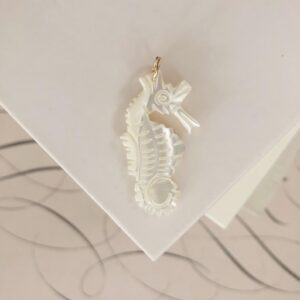 Mother of Pearl Seahorse Lucky Charm