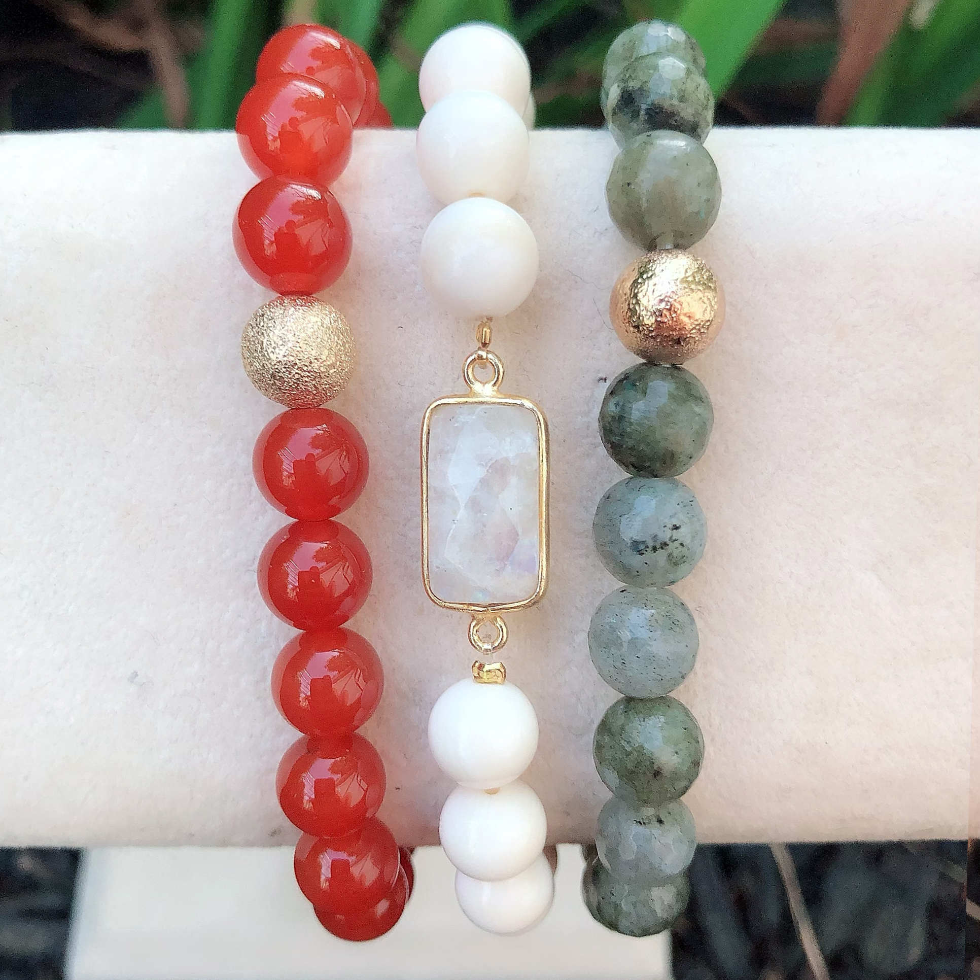 Firenze Gemstone Bracelet Stack - Image 2
