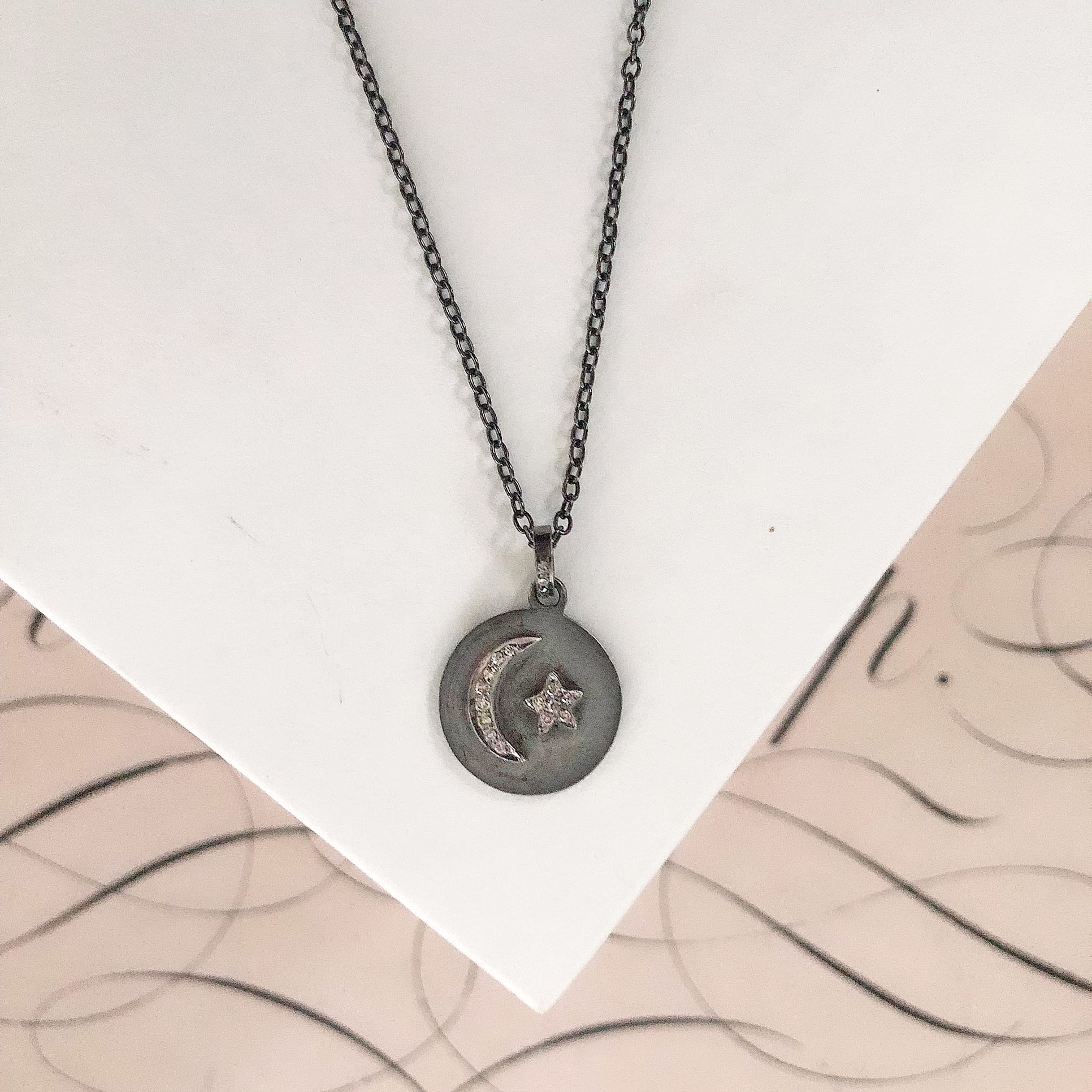 Callisto Star and Moon Necklace