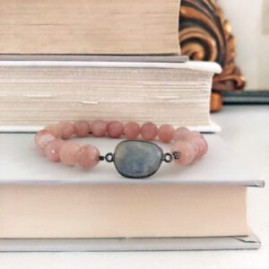 Charlotte Raw Sapphire Beaded Bracelet