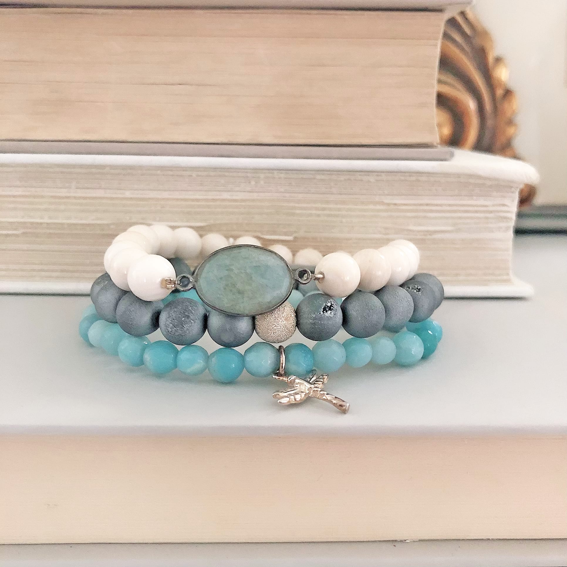 Svalbard Gemstone Bracelet Stack – WinterLemon