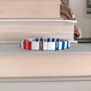 Santorini Enamel Tile Bracelet