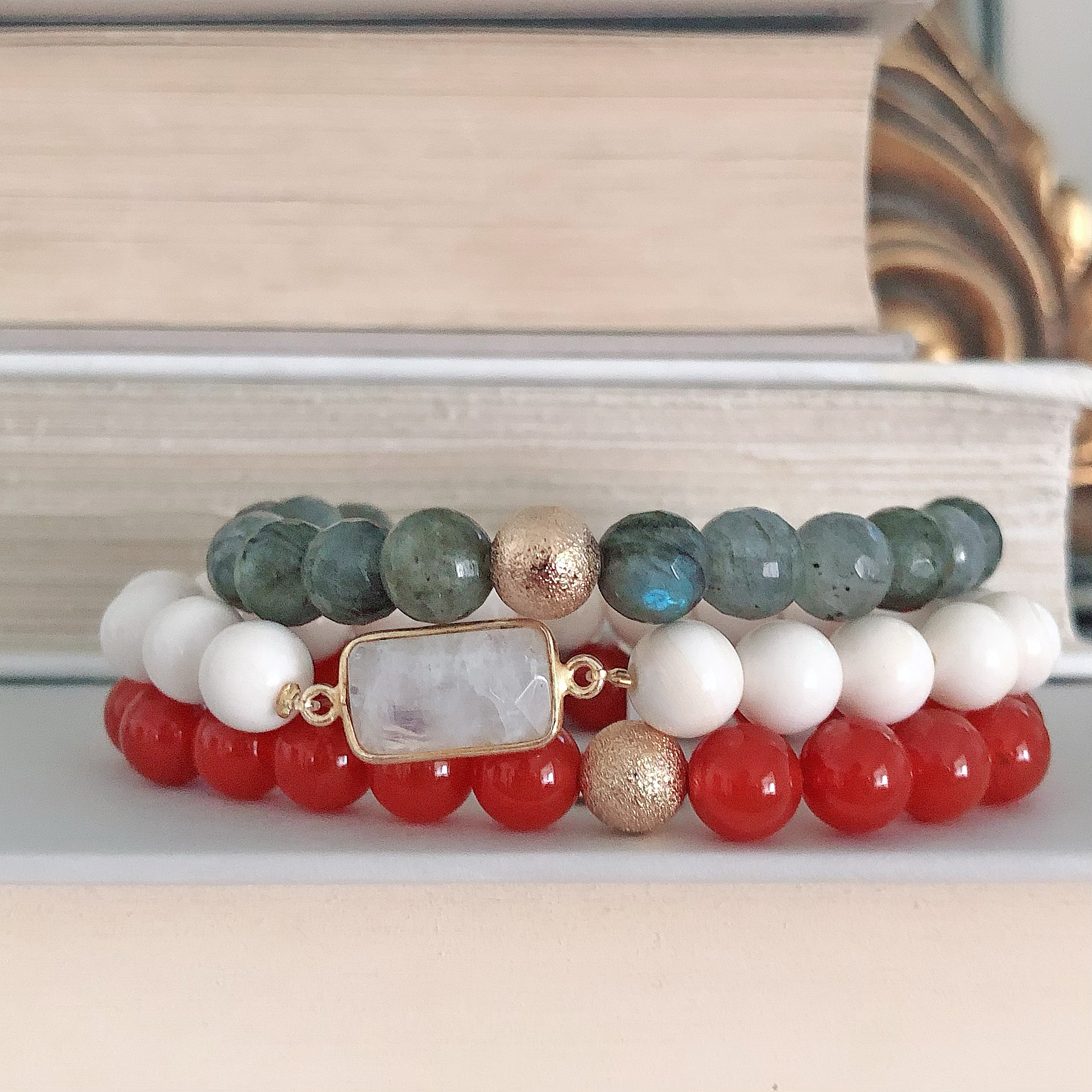 Firenze Gemstone Bracelet Stack
