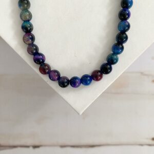 Bellatrix Galaxy Tigers Eye Beaded Necklace - Image 4