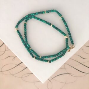 Malachite Beaded Necklace