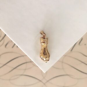 Antique Figa Fist Hand Pendant - Image 2