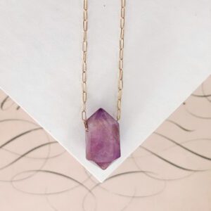 Amethyst Crystal Natural Beauty Necklace