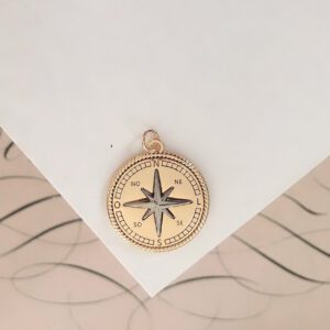 Large Compass Rose Pendant