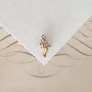 Vintage 9k Gold Articulated Genie Lamp Charm