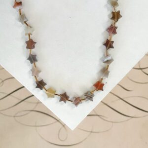 Paloma Botswana Agate Star Beaded Necklace - Image 2