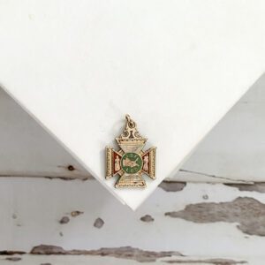 Antique Maltese Cross Shape I. O. F. Watch Fob