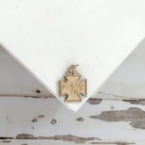 Antique Maltese Cross Shape I. O. F. Watch Fob - Image 3