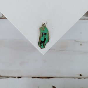 Vintage Two Sided Sterling Enamel California Charm - Image 3