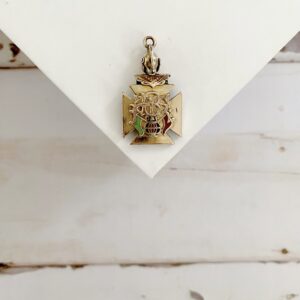 Antique Victorian Rare Brotherhood of Railroad Trainmen  Watch Fob - Image 3