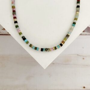 Daphne Rainbow Petite Mixed Gemstone Necklace