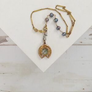 Antique "Wayfinder" Compass Watch Fob Necklace