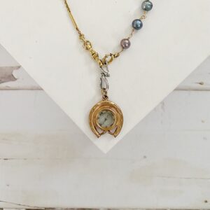 Antique "Wayfinder" Compass Watch Fob Necklace - Image 3
