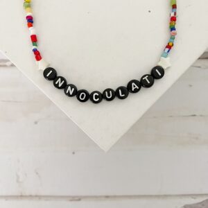 Innoculati Rainbow Word Necklace