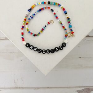 Innoculati Rainbow Word Necklace - Image 3