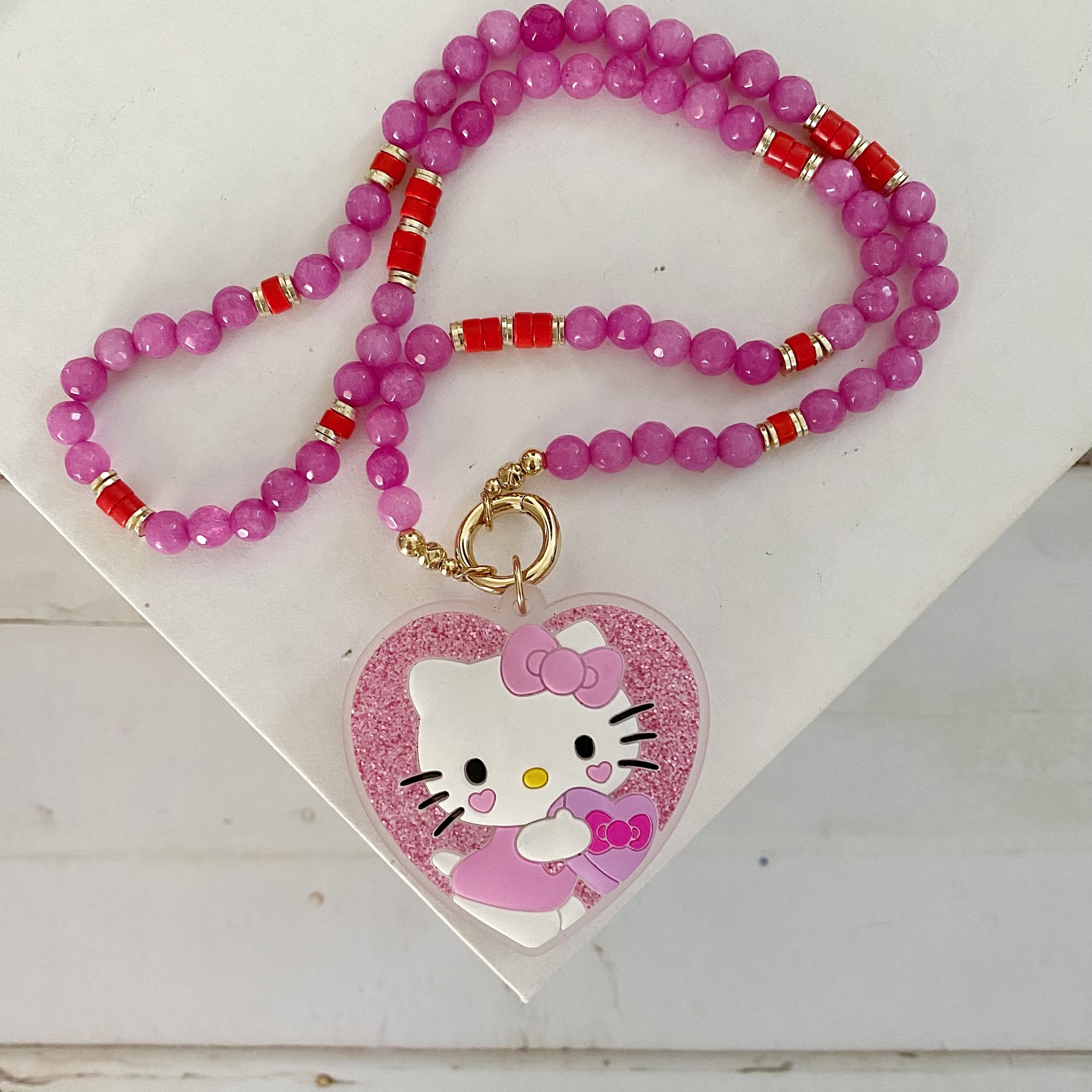 Hello Kitty Charm Necklace — Beads & Things by Kori
