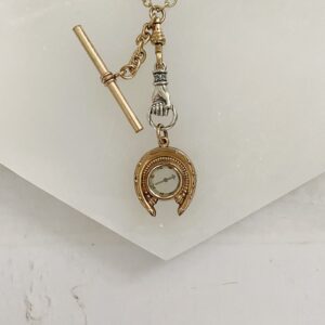 Antique "Wayfinder lll" Compass Watch Fob Necklace