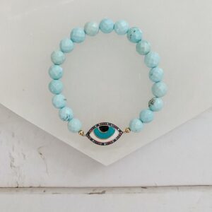 "Sidewalk Chalk" Pastel Rainbow Bracelet Stack - Image 5