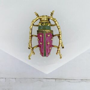 Large Bejeweled Beetle Pendant