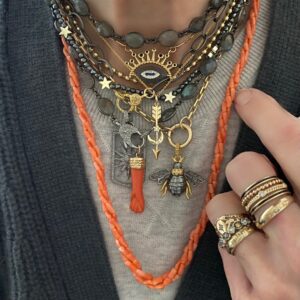 Diana Arrow Moon and Star Talisman Necklace - Image 3