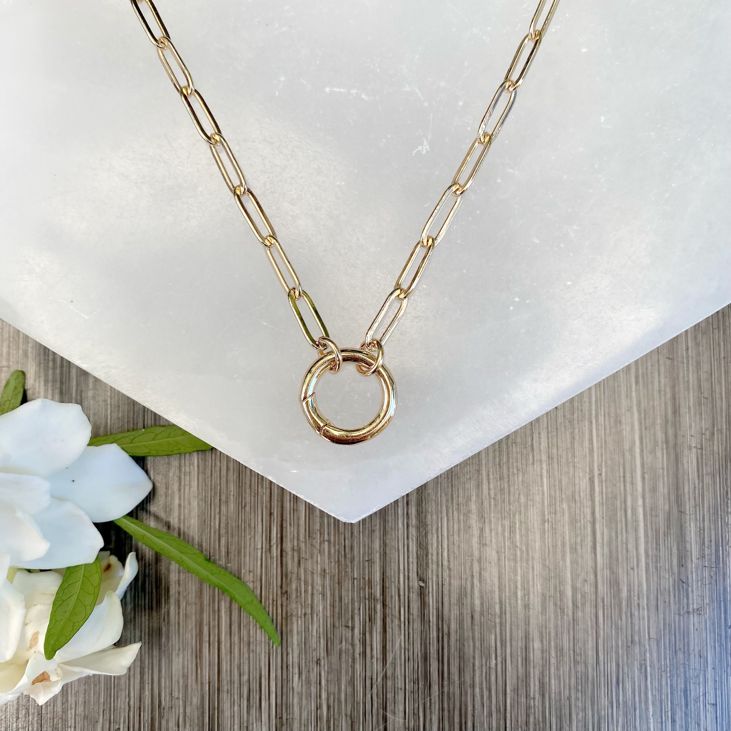 Paper Clip Chain Necklace- Namaste Jewelry – Namaste Jewelry Canada