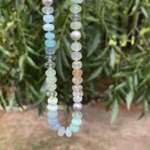 Lydell One of a Kind Silk Knotted Open Loop Necklace - Image 2