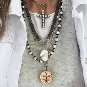 Antique Victorian Cross Locket - Image 3